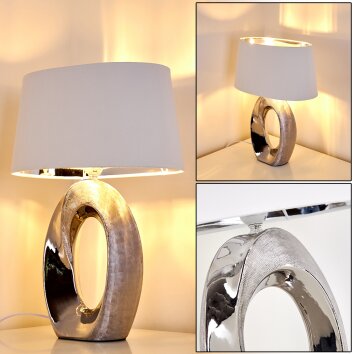 Rovio Tafellamp Zilver, 1-licht