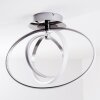 Trio CORLAND Plafondlamp LED Chroom, 1-licht