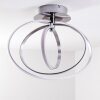 Trio CORLAND Plafondlamp LED Chroom, 1-licht