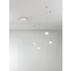 Fabas Luce Isabella Hanglamp LED Wit, 4-lichts