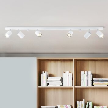 Brilliant Different Plafondlamp Wit, 6-lichts