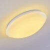 Brighton Plafondlamp LED Wit, 1-licht, Afstandsbediening, Kleurwisselaar
