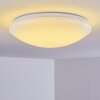 Brighton Plafondlamp LED Wit, 1-licht, Afstandsbediening, Kleurwisselaar