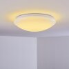 Brighton Plafondlamp LED Wit, 1-licht, Afstandsbediening, Kleurwisselaar