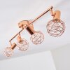 Palmira Plafondlamp Koperkleurig, 4-lichts