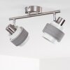 Lotorp Plafondlamp Nikkel mat, 2-lichts
