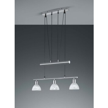Trio LEVISTO Hanglamp LED Nikkel mat, 3-lichts