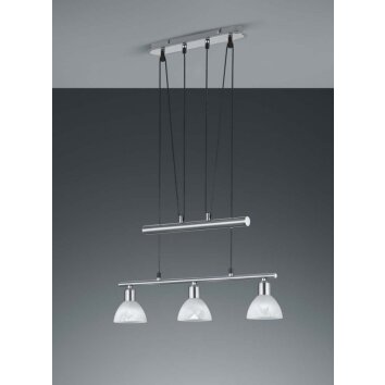 Trio LEVISTO Hanglamp LED Nikkel mat, 3-lichts