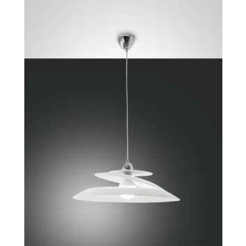 Fabas Luce Aragon Hanglamp Chroom, 1-licht