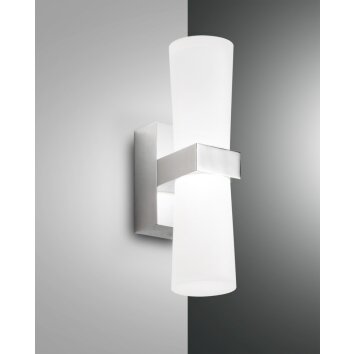 Fabas Luce Iglesias Muurlamp LED Chroom, 1-licht