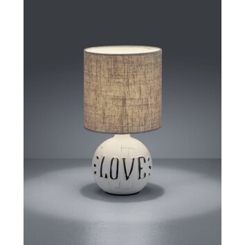 Reality ESNA Tafellamp Wit, 1-licht