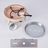 Skodsbol Plafondlamp Hout licht, Wit, 3-lichts
