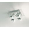Fabas Luce Spotty Plafondlamp LED Nikkel mat, 4-lichts