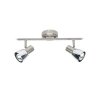 Brilliant Lava Spotbalk plafond IJzer, 2-lichts
