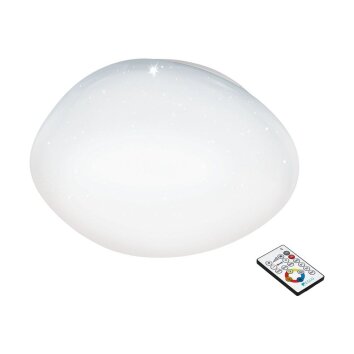 Eglo SILERAS Plafondlamp LED Wit, 1-licht, Afstandsbediening