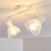 Holbol Plafondlamp Wit, 2-lichts
