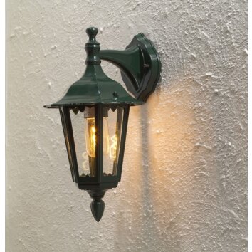 Konstsmide Firenze Muurlamp Groen, 1-licht