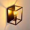 Yuhigaoka Wandlamp Koperkleurig, Zwart, 1-licht