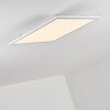 Salmi Plafondlamp LED Aluminium, Wit, 1-licht