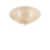 Ideallux SHELL Plafondlamp Amber, 4-lichts