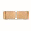 Ideallux CLIP Muurlamp Goud, 2-lichts