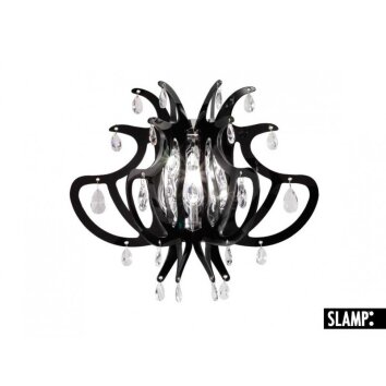 Slamp LILLIBET Muurlamp Zwart, 1-licht