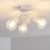 Baripada Plafondlamp Wit, 3-lichts