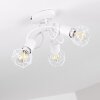 Baripada Plafondlamp Wit, 3-lichts