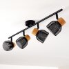 Grongroft Plafondlamp Bruin, Zwart, 4-lichts