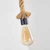 Etowah Hanger Bruin, Zwart, 1-licht
