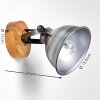 Svanfolk Muurlamp Hout licht, 1-licht
