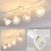Holbol Plafondlamp Wit, 4-lichts