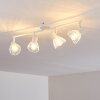 Holbol Plafondlamp Wit, 4-lichts