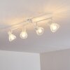 Holbol Plafondlamp Wit, 4-lichts