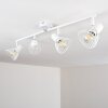 Holbol Plafondlamp Wit, 4-lichts