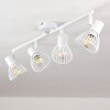 Holbol Plafondlamp Wit, 4-lichts