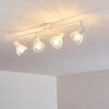 Holbol Plafondlamp Wit, 4-lichts