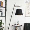 Saillon Staande lamp Zwart, 1-licht