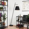 Saillon Staande lamp Zwart, 1-licht