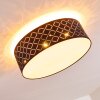 Tibure Plafondlamp Nikkel mat, 6-lichts