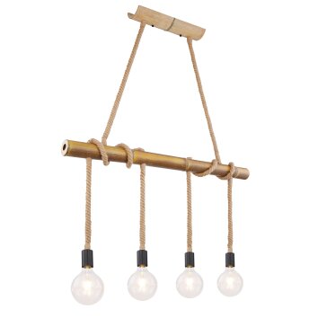 Globo FRAGNO Hanger Bruin, Zwart, 4-lichts