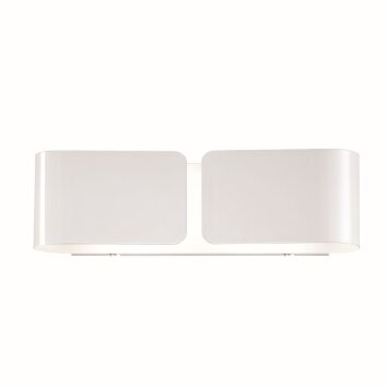 Ideallux CLIP Muurlamp Wit, 2-lichts