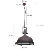 Steinhauer Mexlite Hanglamp Bruin, 1-licht