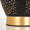 Saksborg Tafellamp Zwart-Goud, 1-licht