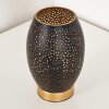 Saksborg Tafellamp Zwart-Goud, 1-licht