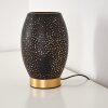 Saksborg Tafellamp Zwart-Goud, 1-licht