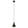 Eglo PRIDDY Hanglamp Zwart, Wit, 1-licht
