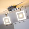Baramita Plafond straler LED Chroom, 2-lichts
