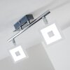 Baramita Plafond straler LED Chroom, 2-lichts