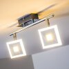 Baramita Plafond straler LED Chroom, 2-lichts